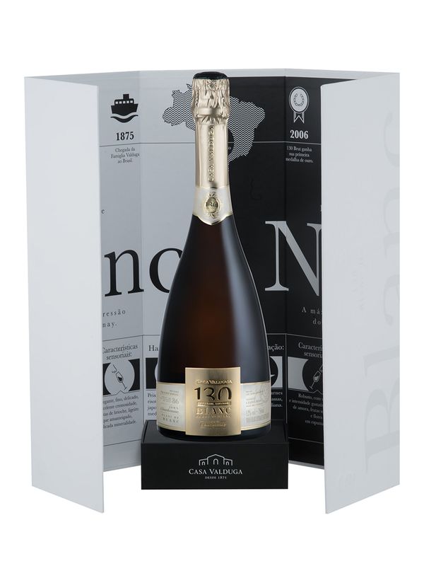 Espumante 130 Blanc de Blanc Com Embalagem | Casa Valduga