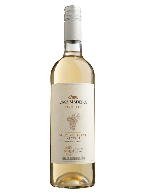 Suco De Uva Premium Branco Moscato | Casa Madeira | Famiglia