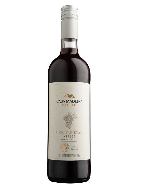 Suco De Uva Premium Tinto Merlot | Casa Madeira | Famiglia Valduga