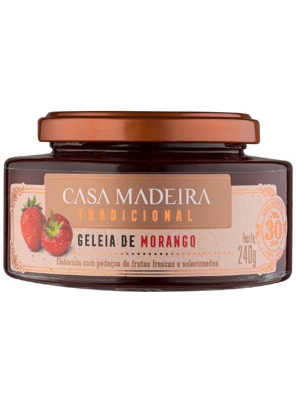 Geleia Tradicional De Morango | Casa Madeira | Famiglia Valduga