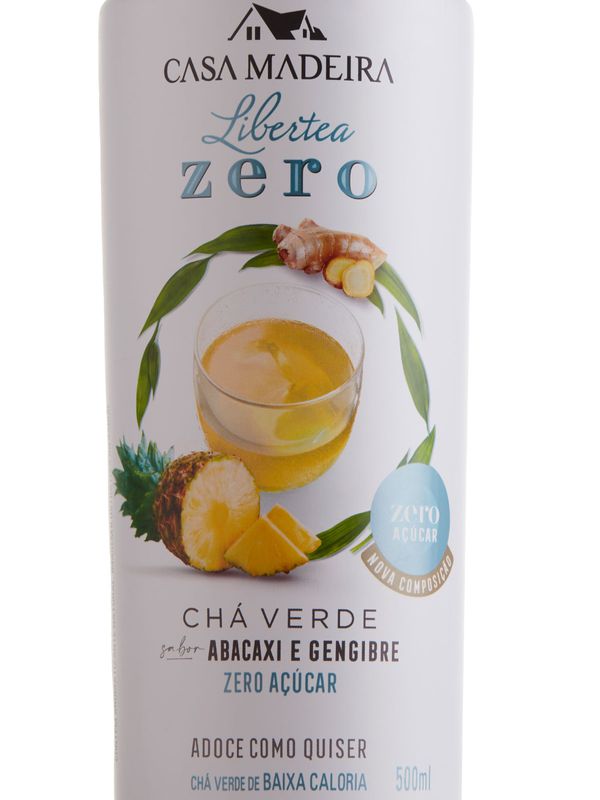 Chá Zero Verde Abacaxi e gengibre 500 Ml - Famiglia Valduga