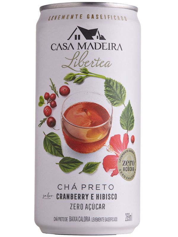 Chá Preto com Cranberry e Hibisco Lata 269ml - Famiglia Valduga