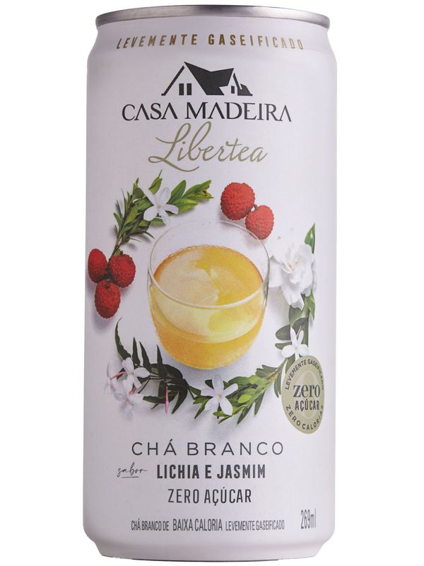 Chá Branco com Lichia e Jasmim Lata 269ml - Famiglia Valduga